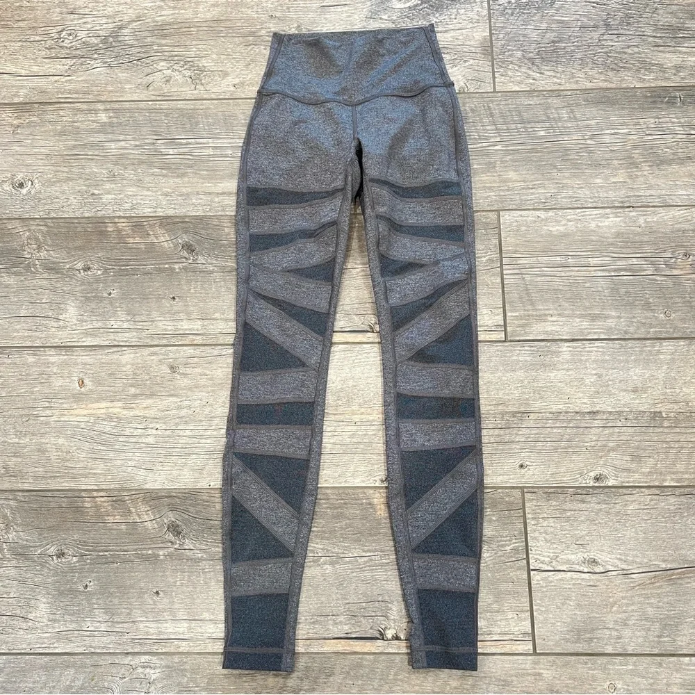 Lululemon Athletica women's Wunder Under‎ HR Tight grey size 4 leggings